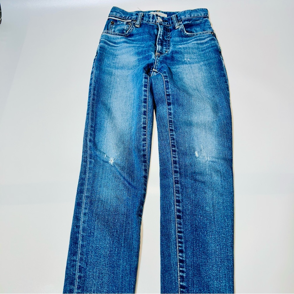 Moussy Vintage jeans high Rise Skinny jeans distressed blue women size 24 - Picture 7 of 10